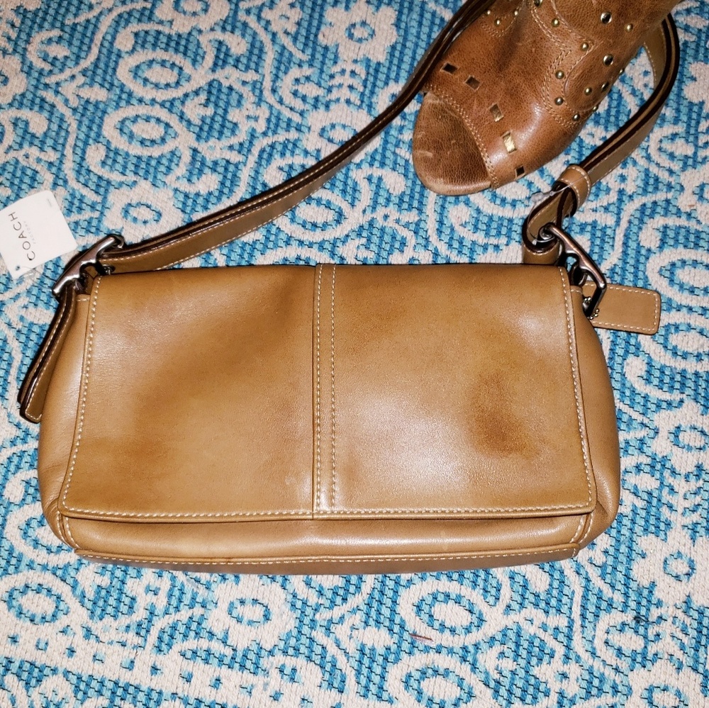 Brand New Demi Flap Coach Purse